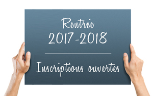 Inscriptions ASRG 2017
