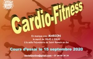 Nouvelle activité Cardio-Fitness