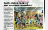 Article LA TRIBUNE Concours Poussines 24 mai 2015