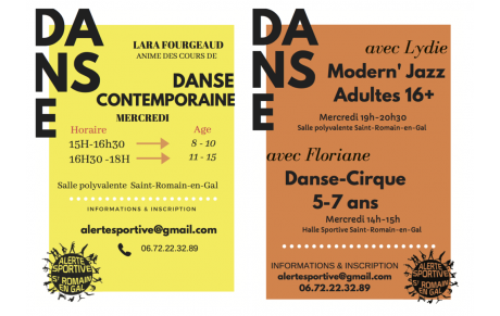 Danse Contemporain et Modern'Jazz