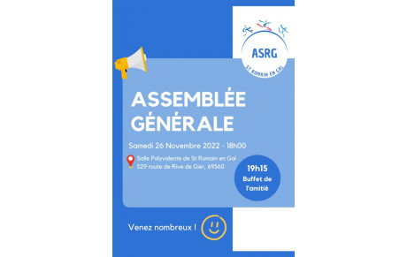 Assemblée Générale Alerte Sportive